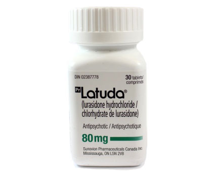 Latuda 80mg antipsychotic