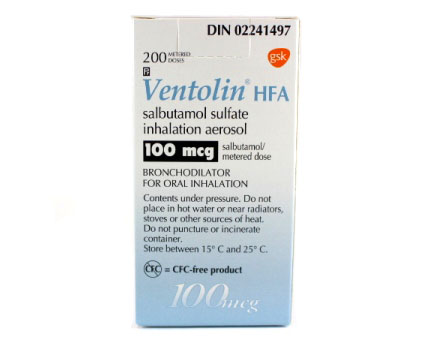 Ventolin Inhaler 100 mcg canada